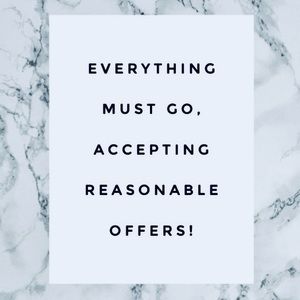 Open to offers. Please feel free to reach out with any questions.